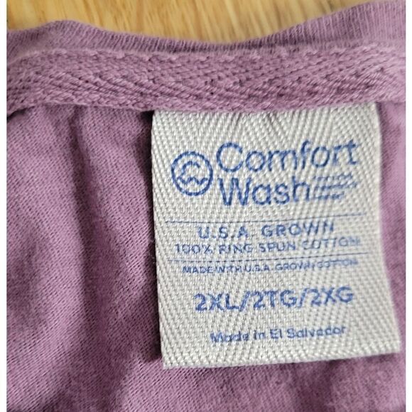 NWOT Men's Hanes® ComfortWash Garment-Dyed Tee 2XL - Picture 3 of 4